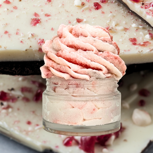 Peppermint Bark Whipped Lip Scrub