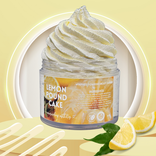Lemon Pound Cake Whipped Body Scrub