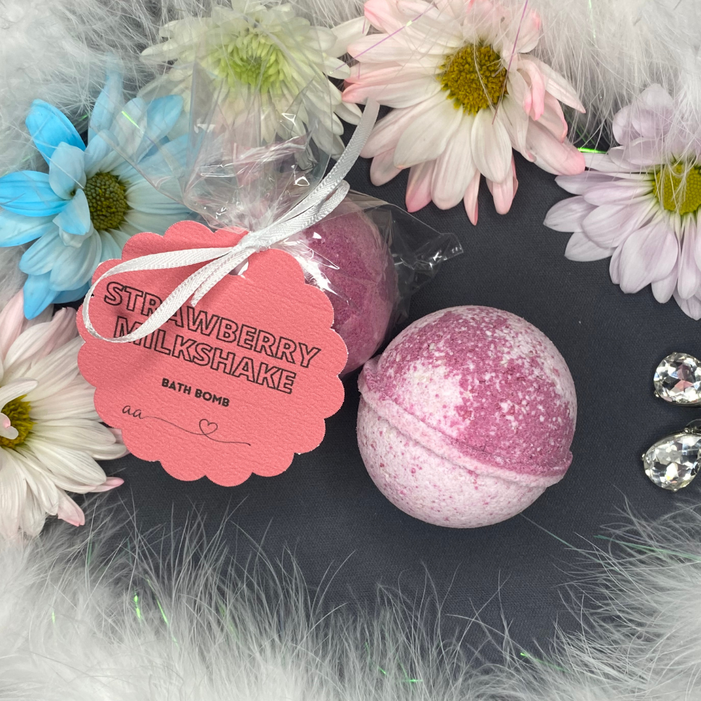 Strawberry Milkshake Bath Bomb