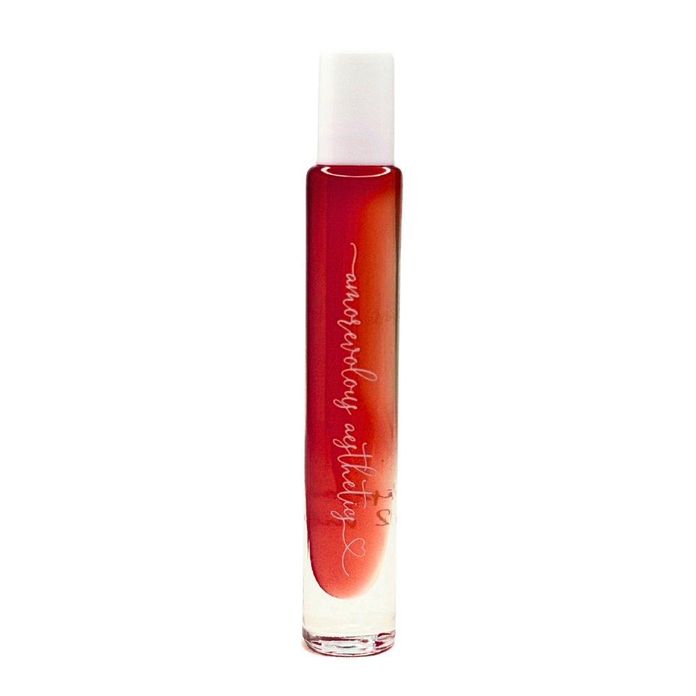 Red Gummy Roll On Lip Oil