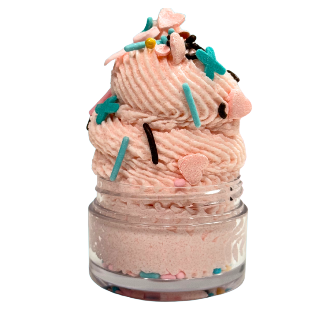 Cotton Candy Ice Cream Whipped Lip Scrub