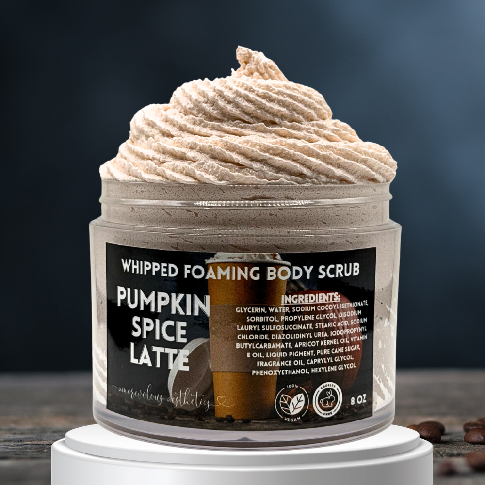 Pumpkin Spice Latte Whipped Body Scrub