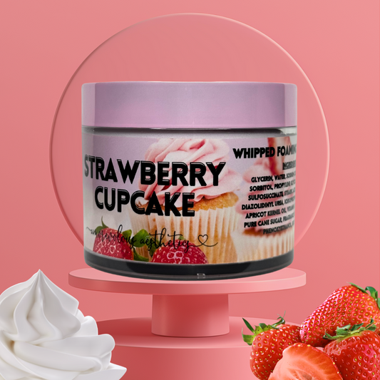 Strawberry Cupcake Whipped Body Scrub