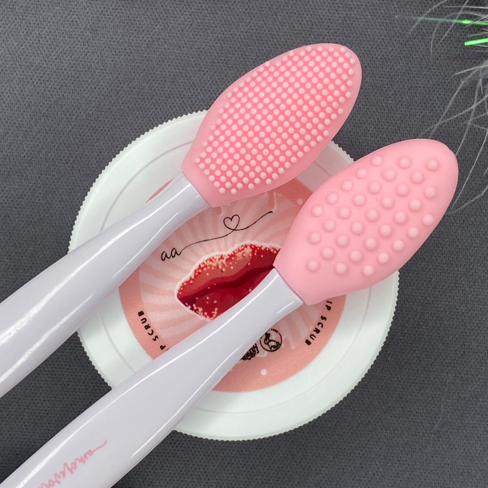 Duo Sided Silicone Lip Scrub Brush