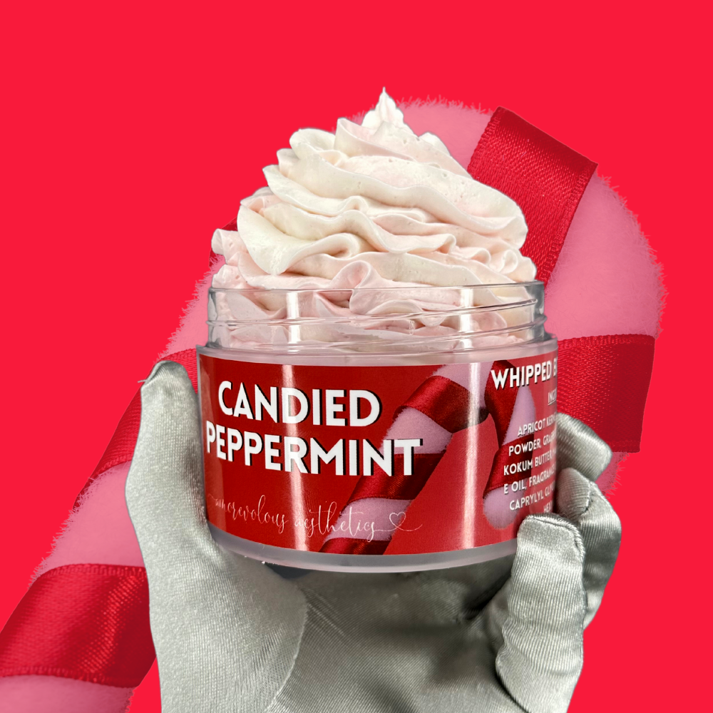 Candied Peppermint Whipped Body Butter